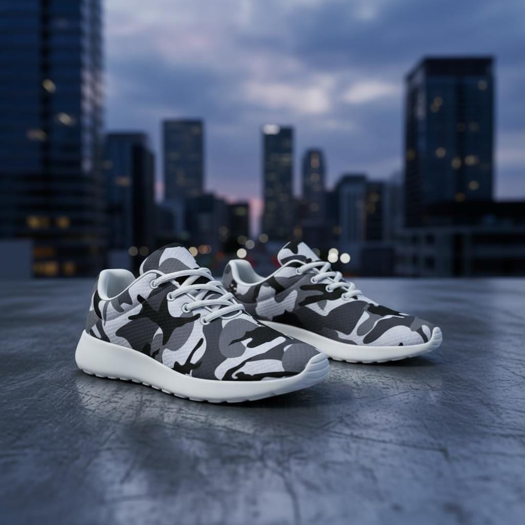 Camo Running Shoes: Custom Military Camouflage Sneakers For